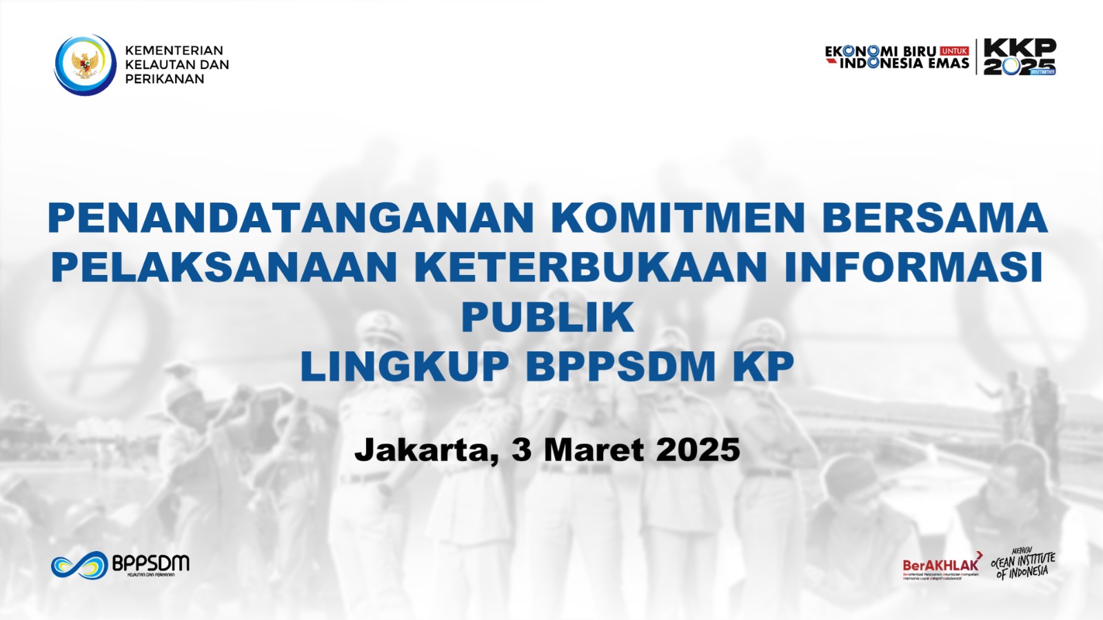 Penandatanganan Komitmen Bersama PPID BRPBATPP 2025