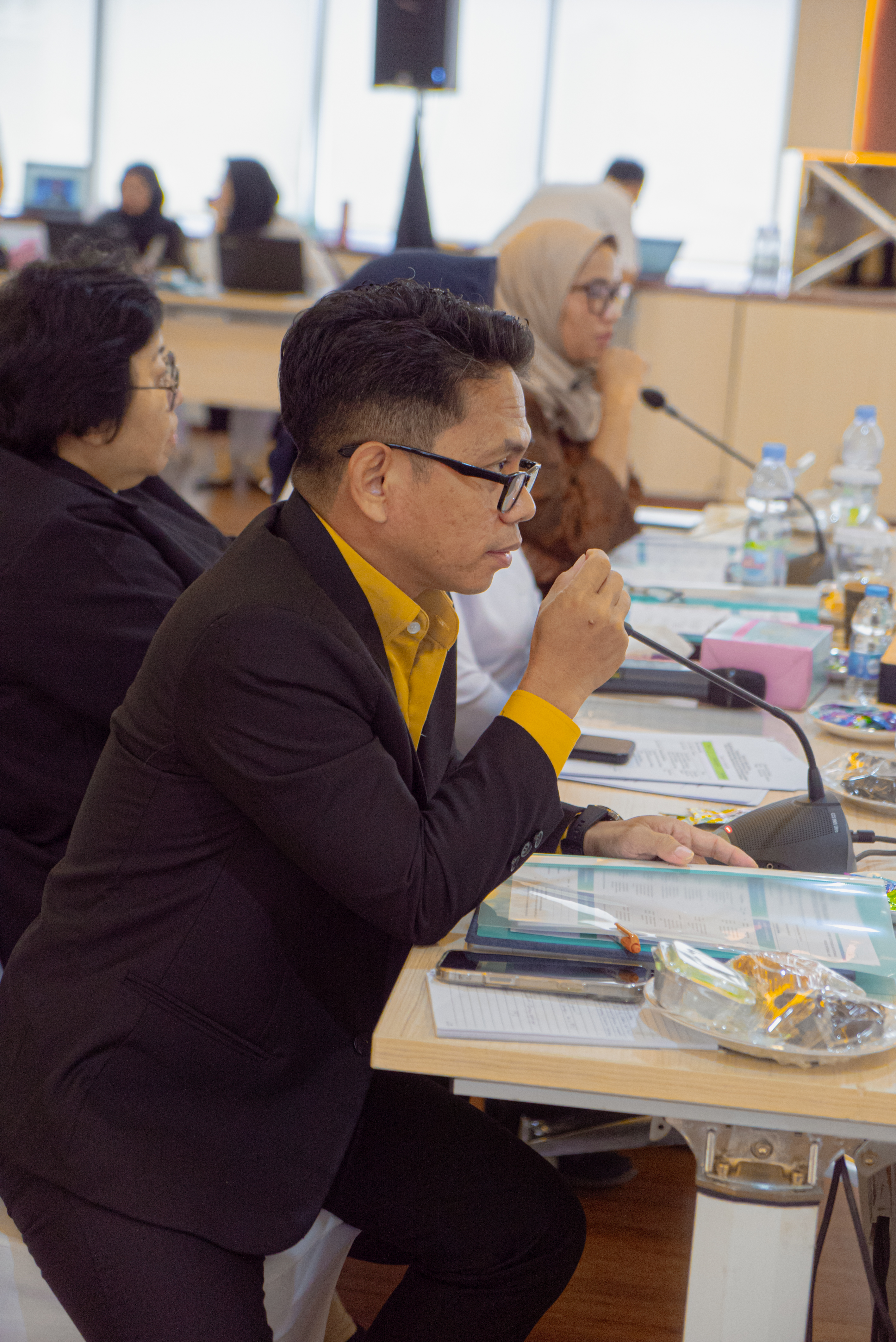 Hari pertama Presentasi Uji Publik Monev Keterbukaan Informasi Publik Tahun 2025.