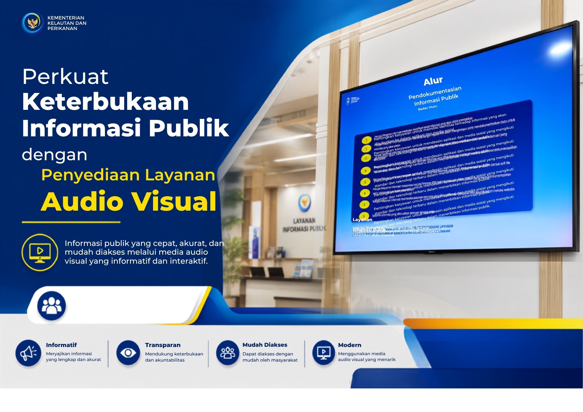 Perkuat Keterbukaan Informasi Publik dengan Penyediaan Layanan Audio Visual