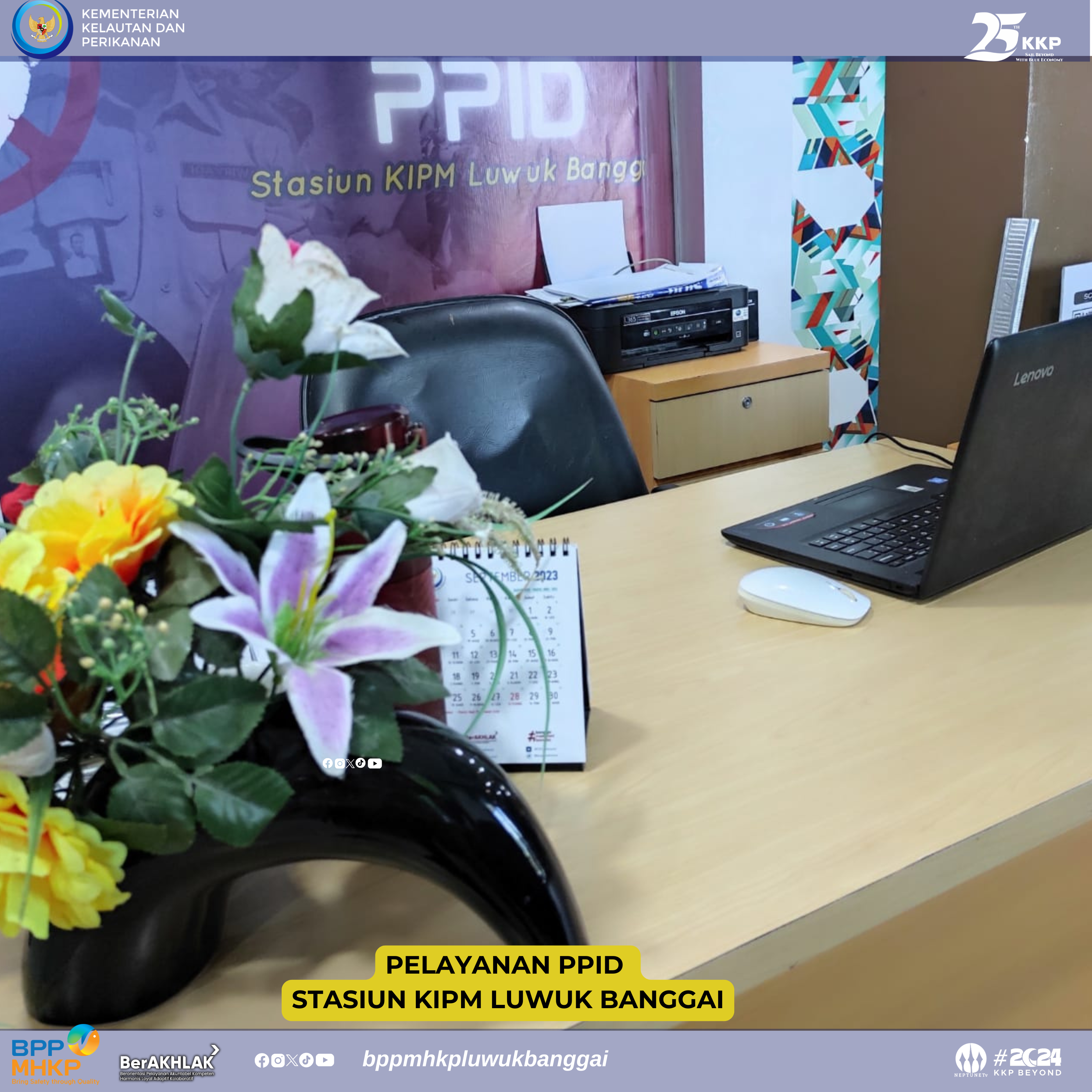Video Petugas Pelayanan PPID Stasiun KIPM Luwuk Banggai