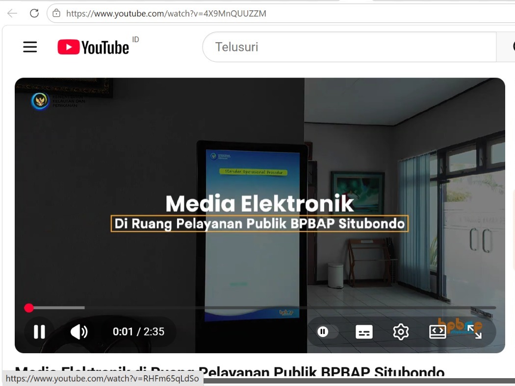 Audio Visual di Ruang Pelayanan Publik