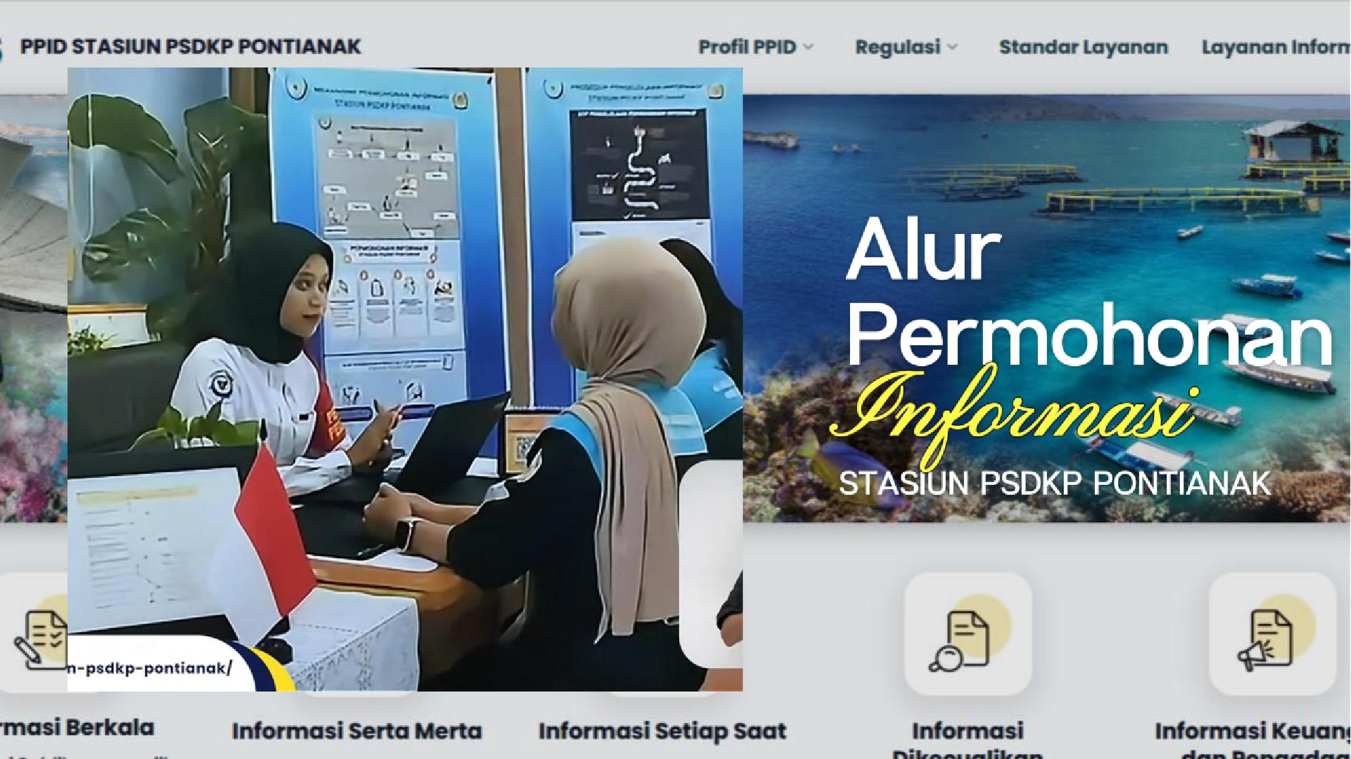 Alur Permohonan Informasi E - PPID Stasiun PSDKP Pontianak