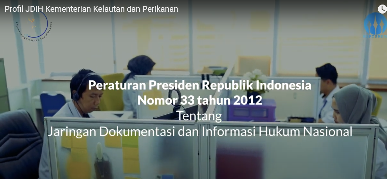 Profil JDIH Kementerian Kelautan dan Perikanan