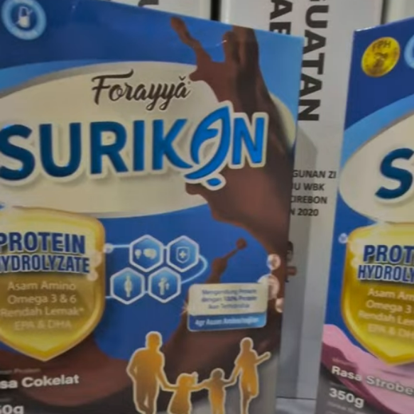 Dalam rangka HUT Ke-25 Tahun KKP, BPPMHKP Cirebon menyelenggarakan Minum Susu Ikan "Surikan"