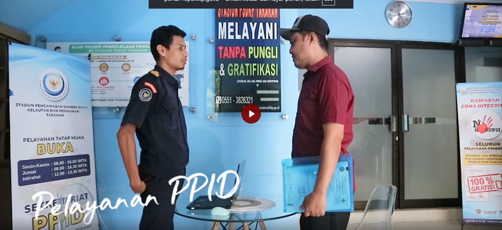 Pelayanan dan Fasilitas di PPID Tarakan