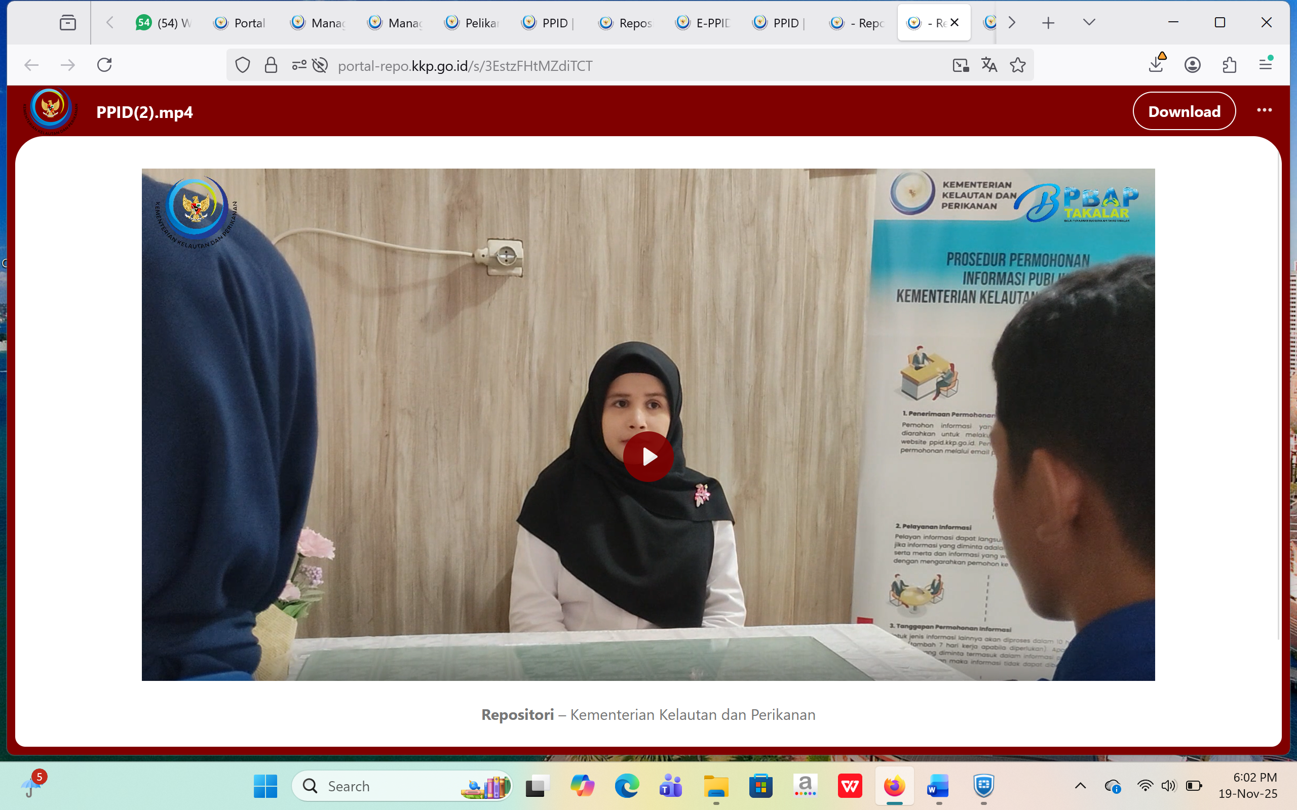 Kecakapan Petugas Layanan