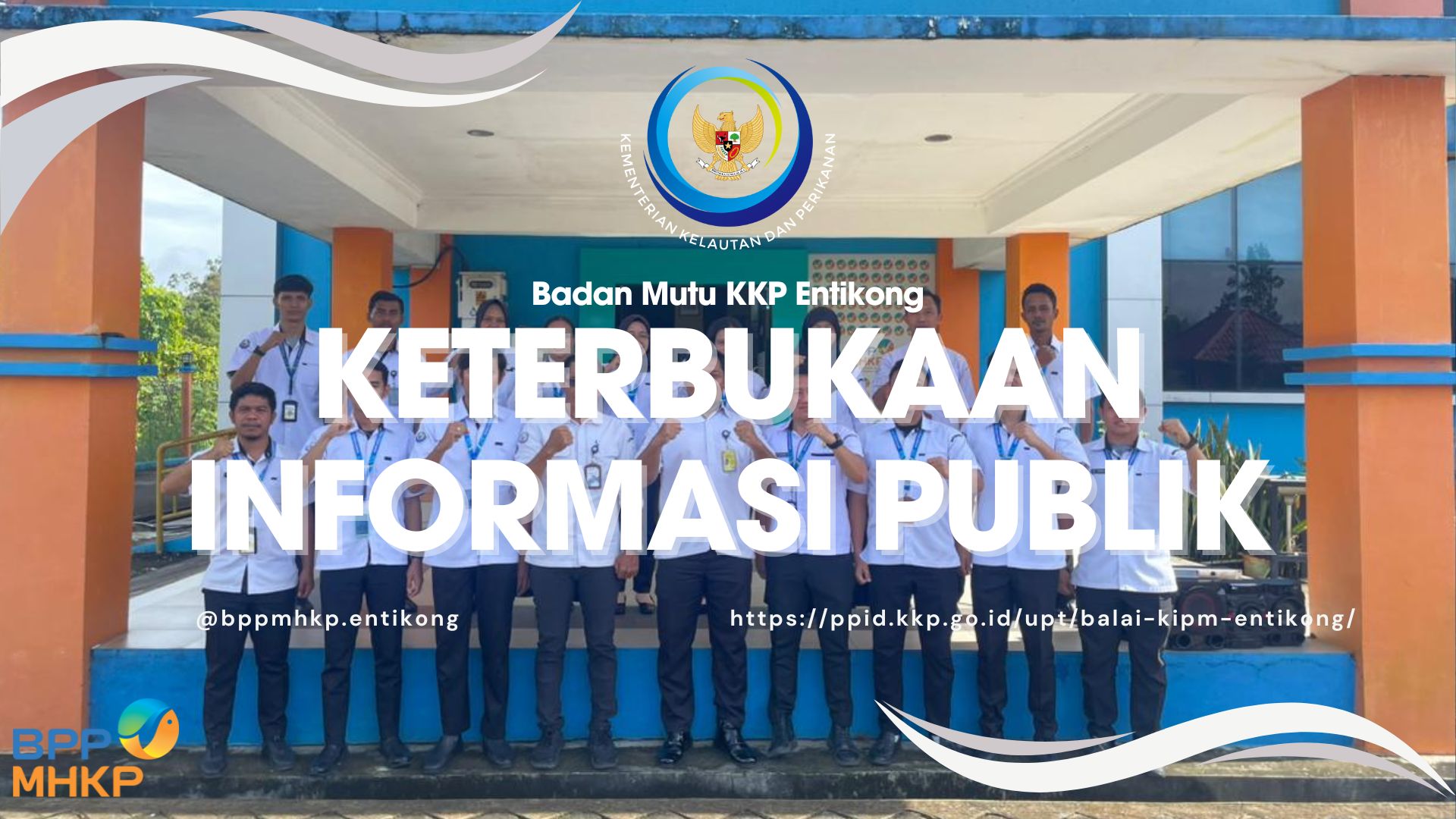 Video Keterbukaan Informasi Publik di Ruangan PPID BKIPM Entikong