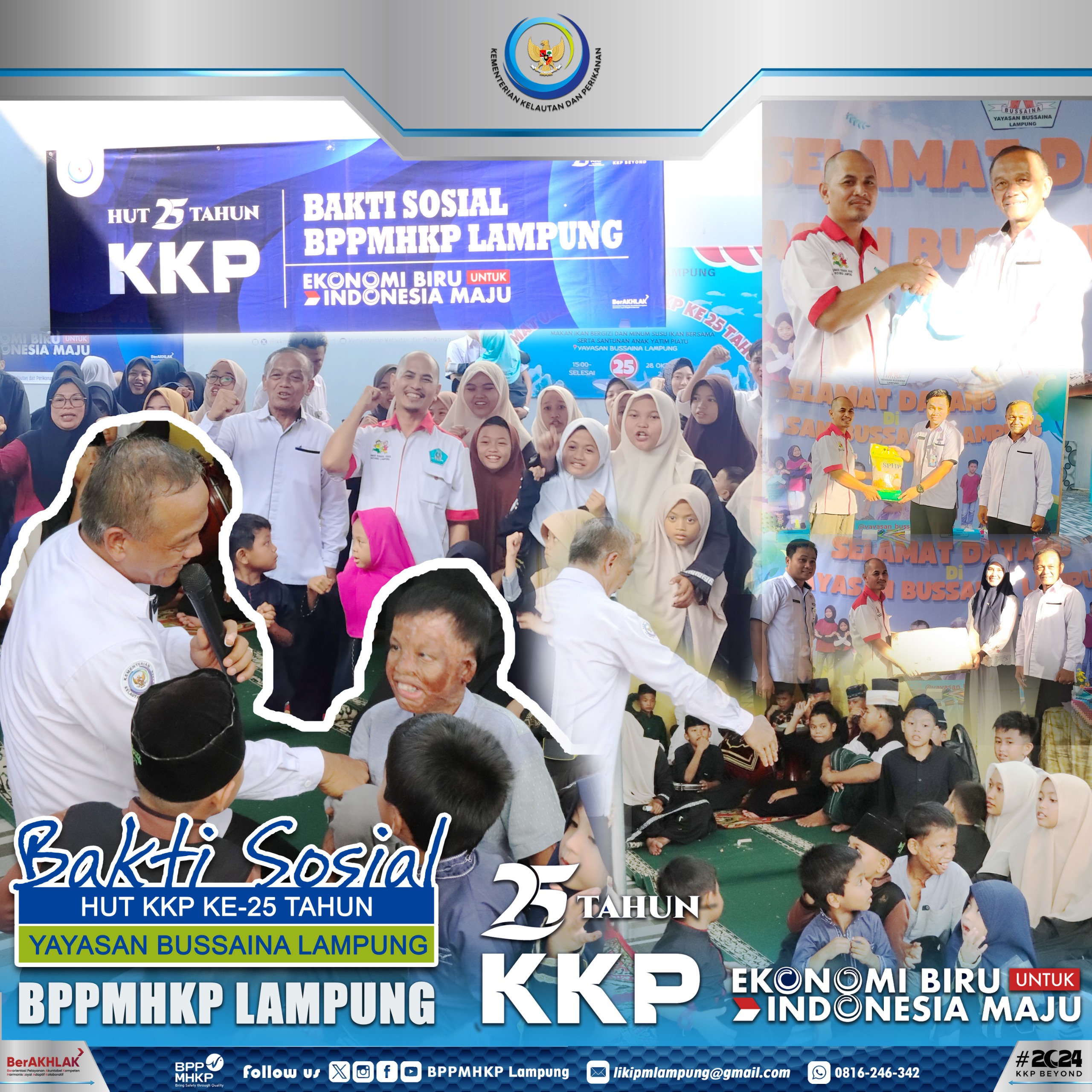 BAKTI SOSIAL HUT KKP 25TH BPPMHKP LAMPUNG