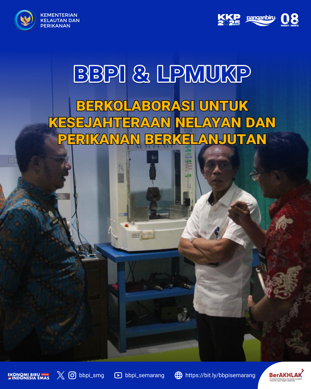 kunjungan dari Lembaga Pengelola Modal Usaha Kelautan dan Perikanan (LPMUKP)