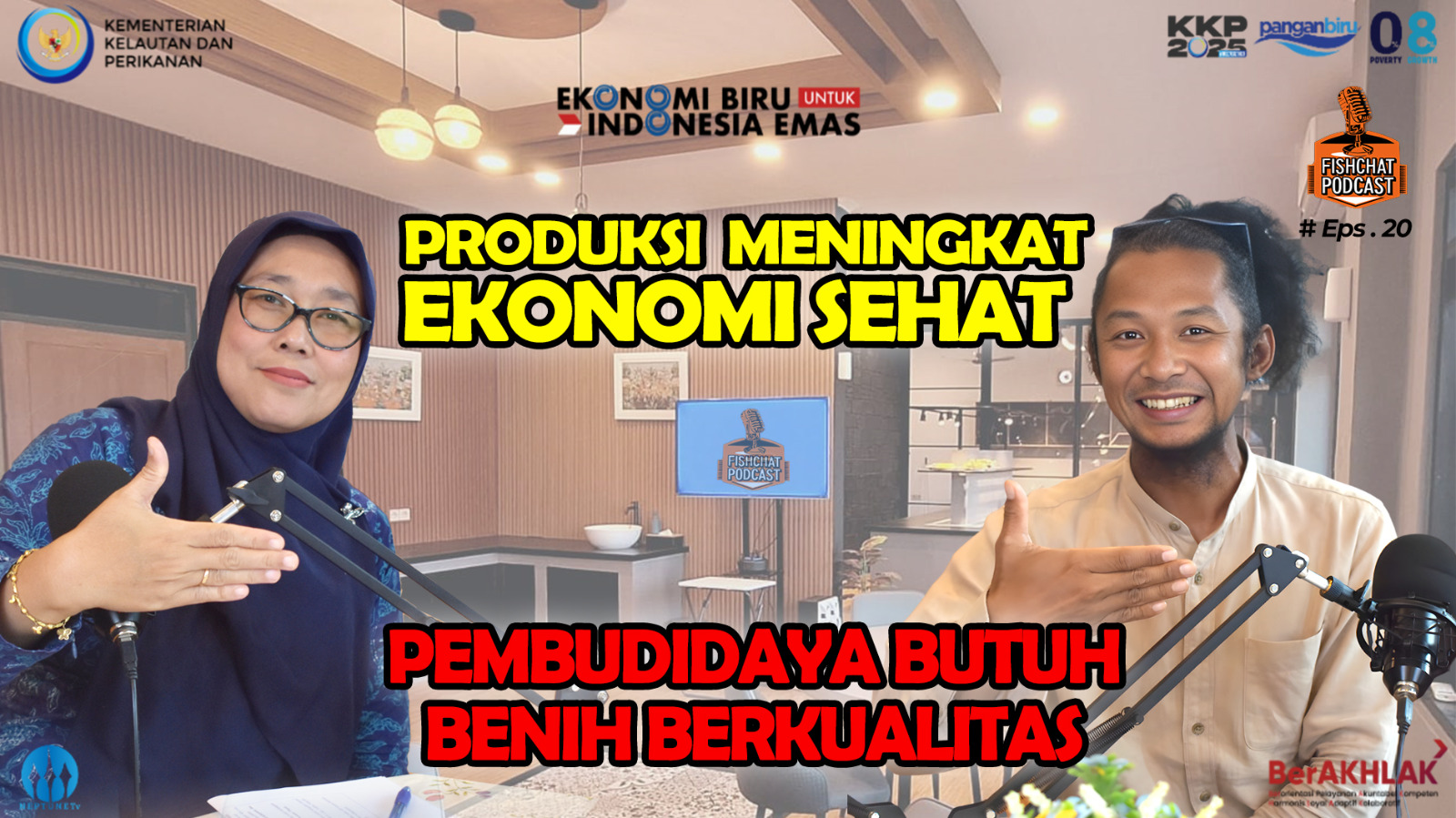 Podcast FishChat Episode 20 Produksi Meningkat Ekonomi Sehat, Pembudidaya Butuh Benih Berkualitas