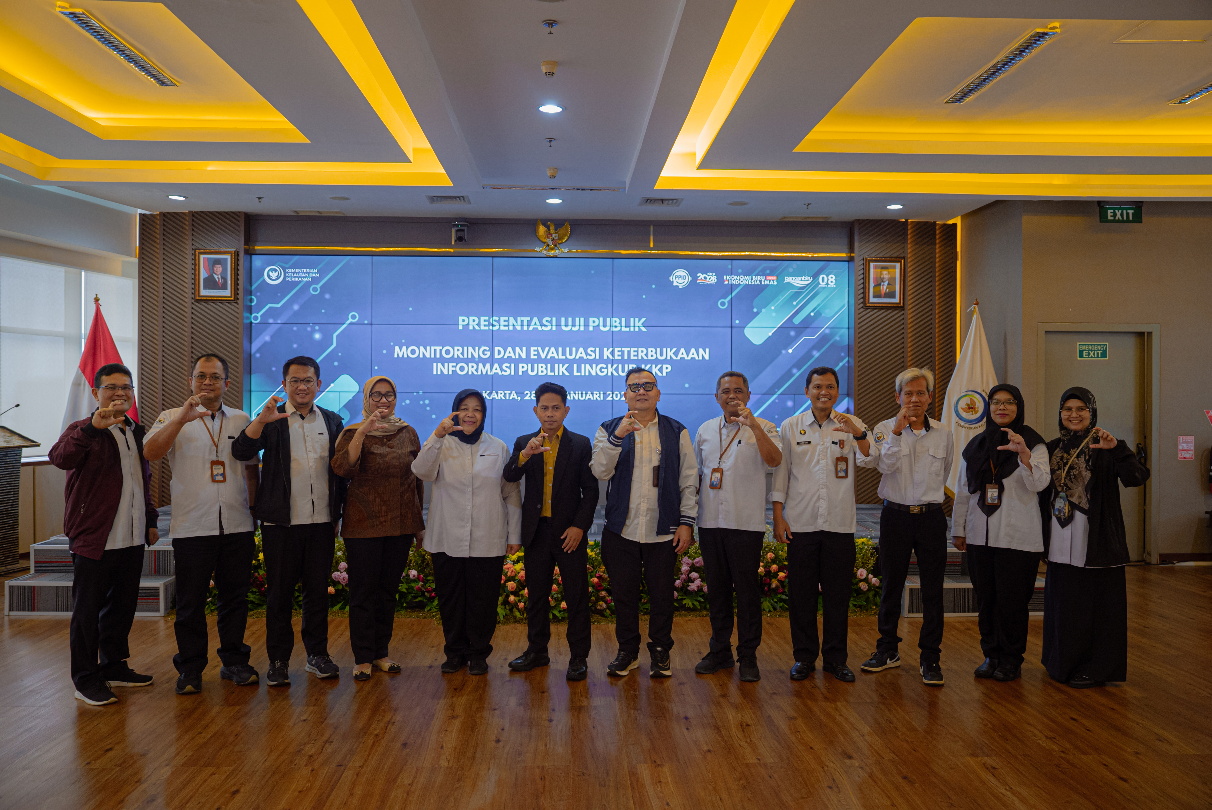 17 PPID Pelaksana Ikuti Hari Pertama Uji Publik Keterbukaan Informasi KKP