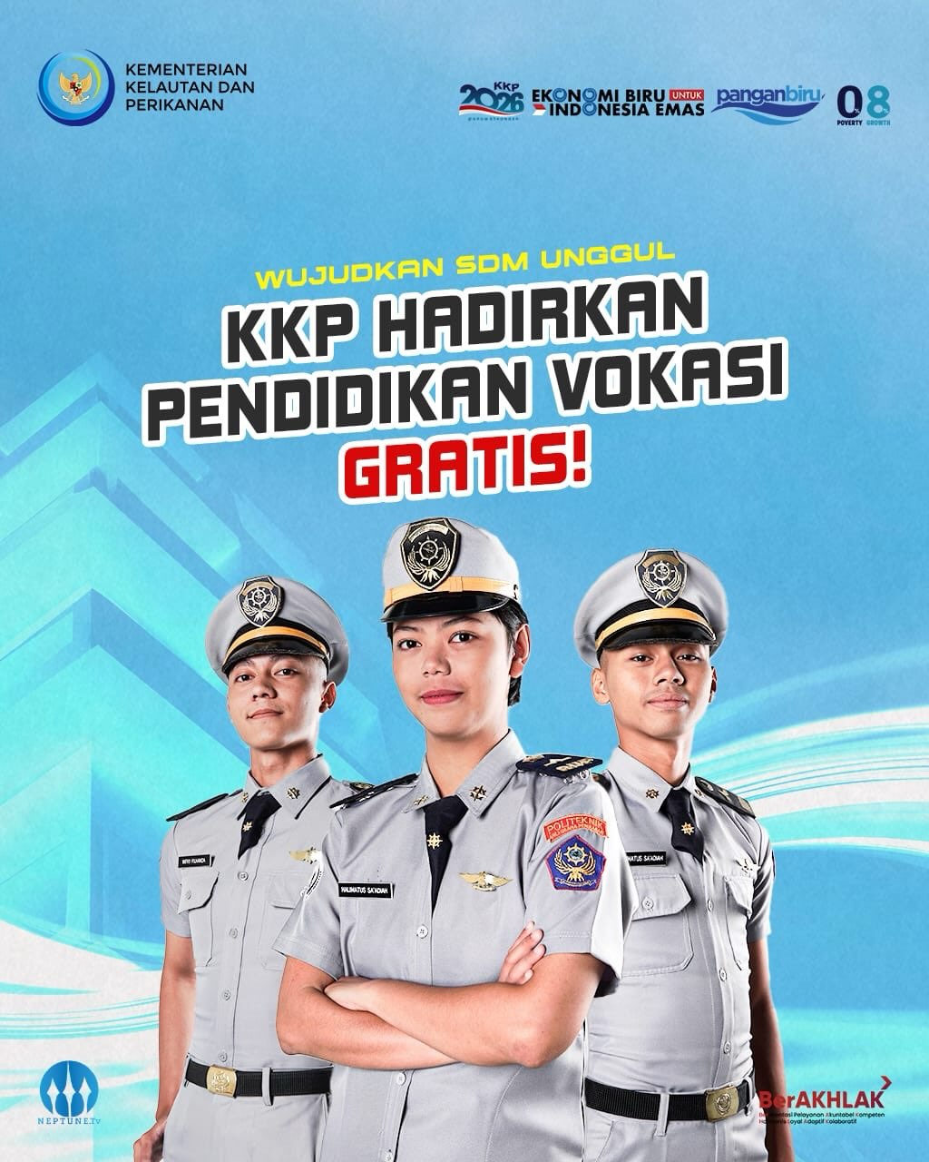 KKP Hadirkan Pendidikan Vokasi Gratis