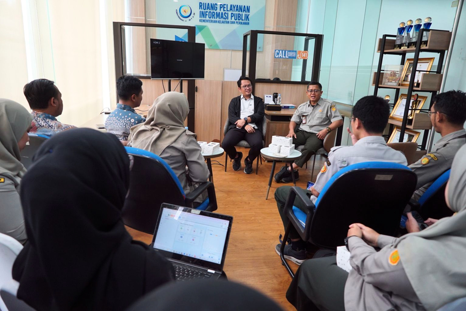 KKP Terima Studi Tiru Kementan untuk Penguatan Layanan Informasi Publik