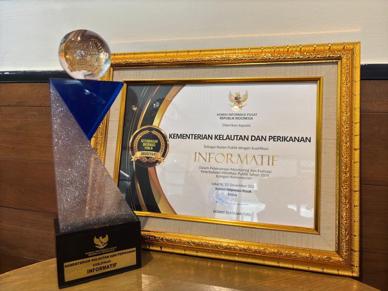 Lewati Tahapan Anugerah KIP 2025, Predikat Informatif Jadi Standar Pelayanan KKP