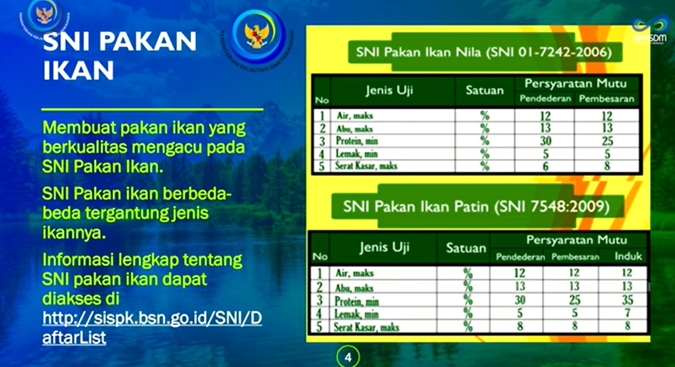 PAKAN MANDIRI BERBASIS LOKAL SOLUSI BUDIDAYA IKAN AIR TAWAR KABUPATEN KOTAWARINGIN BARAT