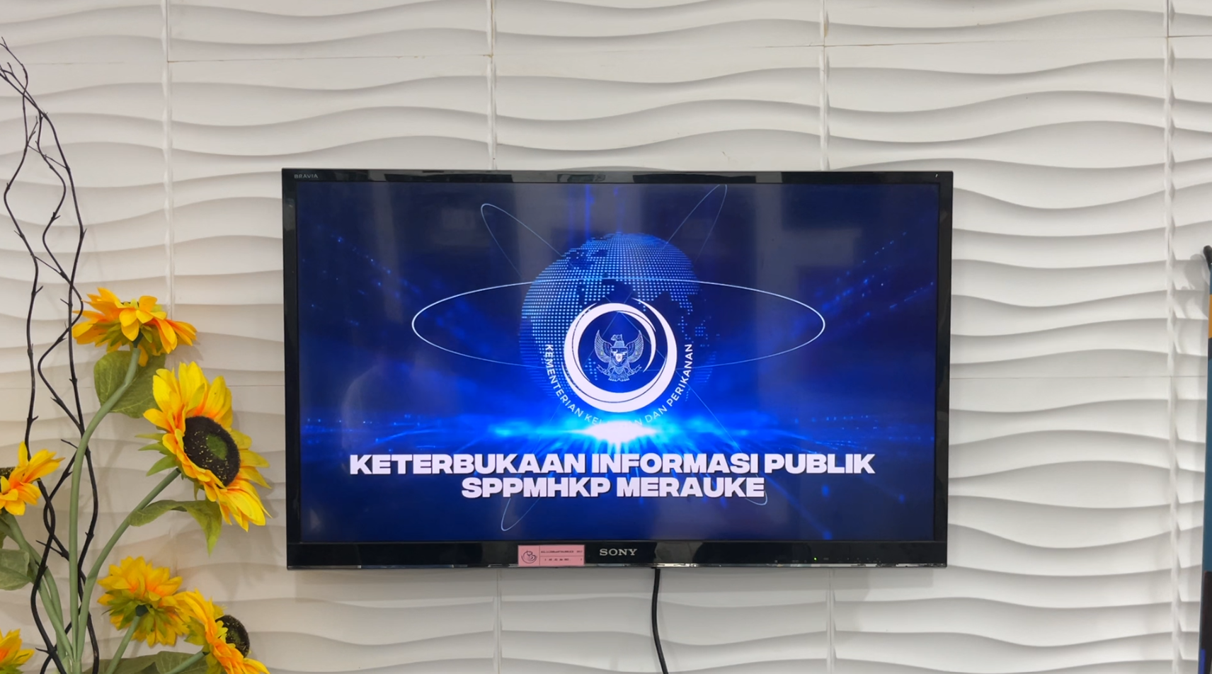 Video Keterbukaan Informasi Publik di Ruangan PPID SPPMHKP Merauke