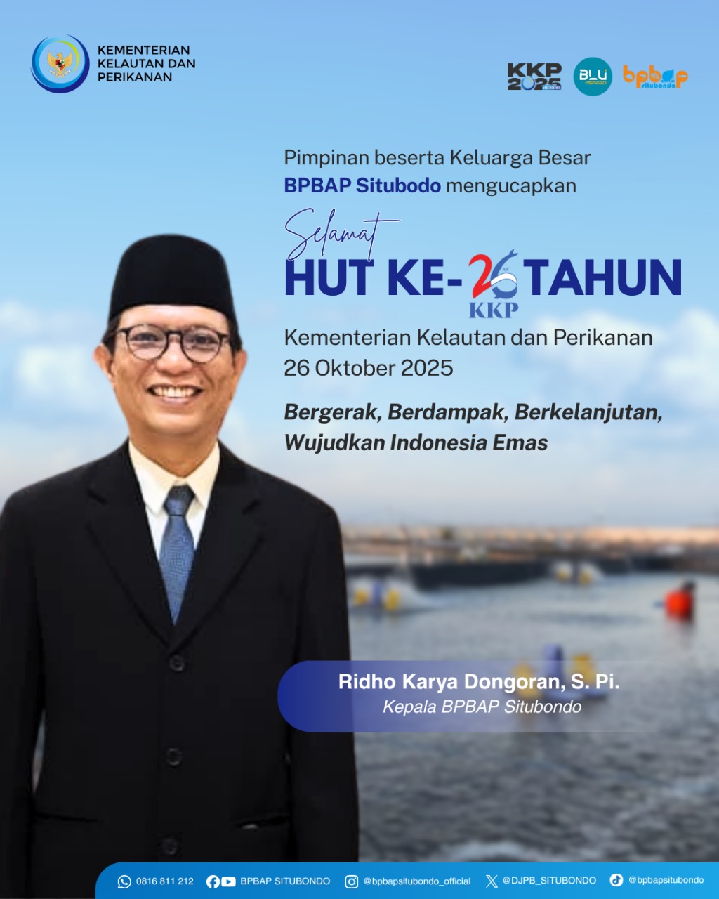 Selamat HUT Kementerian Kelautan dan Perikanan ke-25