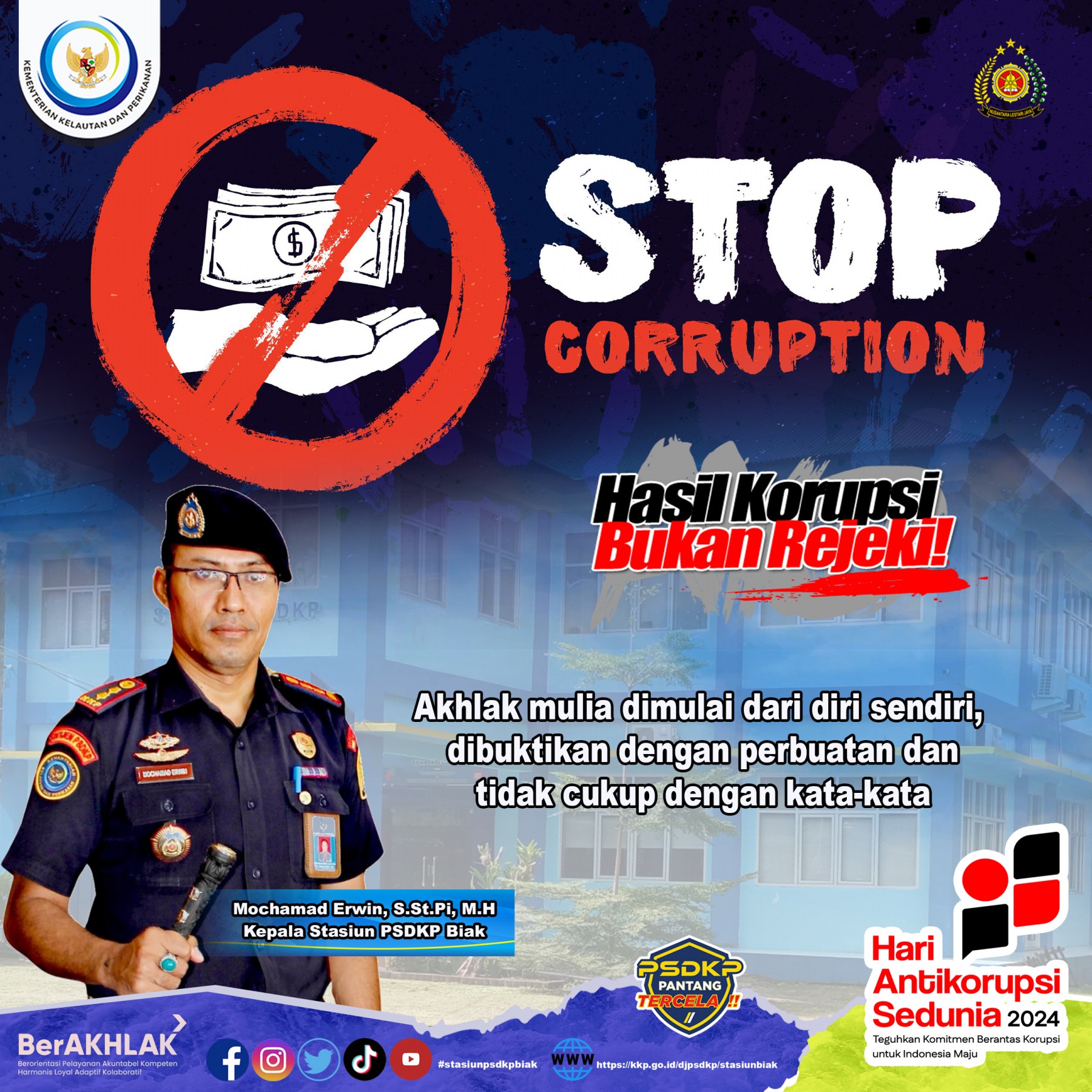 "Stop Korupsi, Bangun Negeri"