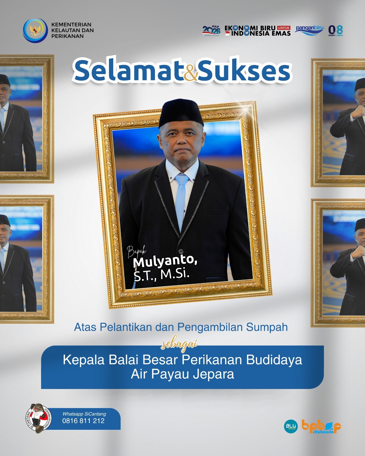Selamat dan Sukses atas Pelantikan Pejabat di Lingkungan Direktorat Jenderal Perikanan Budidaya Kementerian Kelautan dan Perikanan