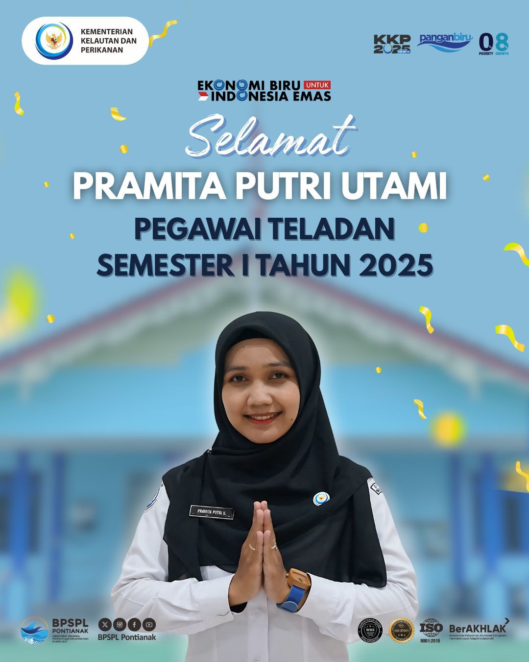 Pegawai Teladan Semester I Tahun 2025