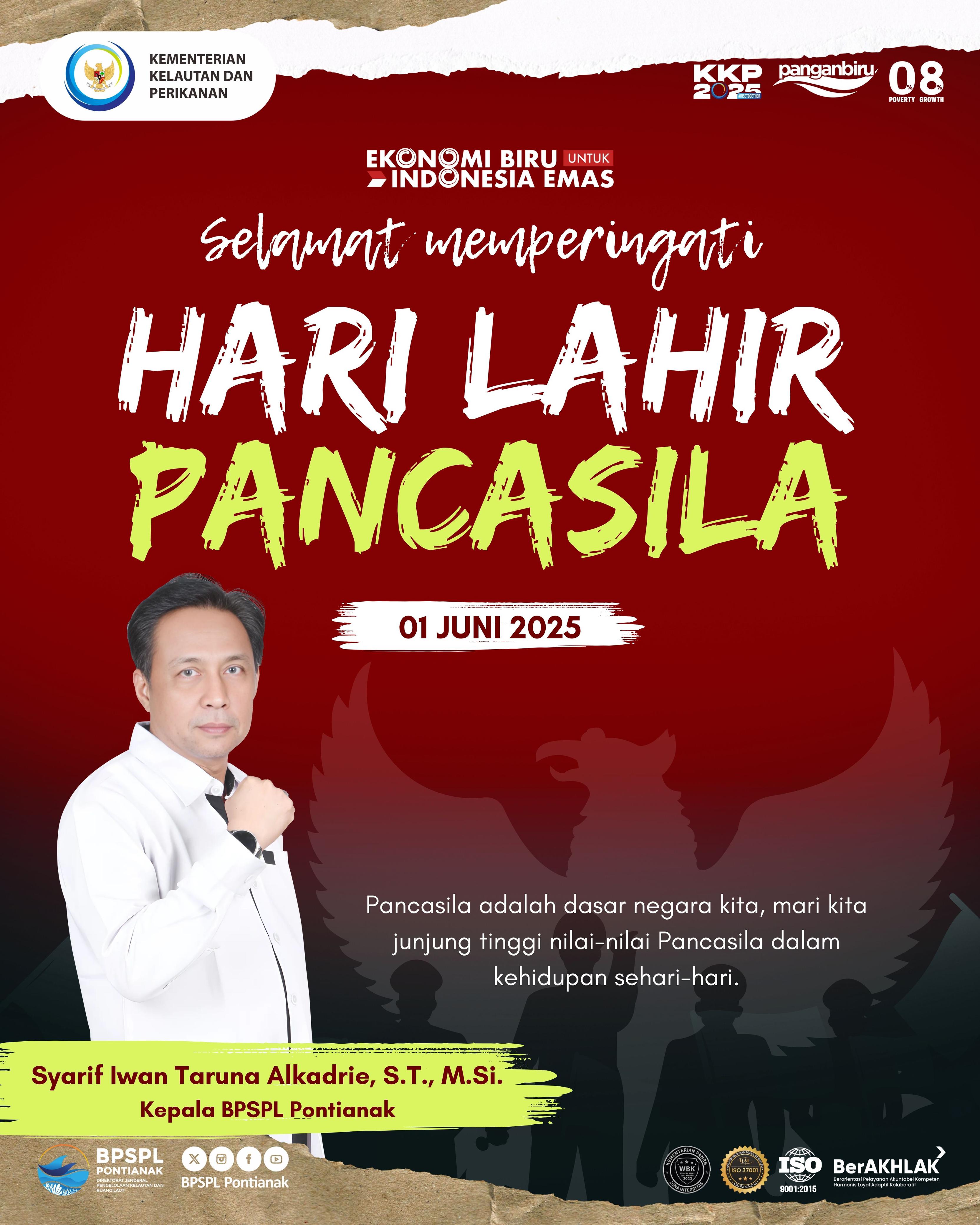 Selamat Memperingati "Hari Lahir Pancasila"