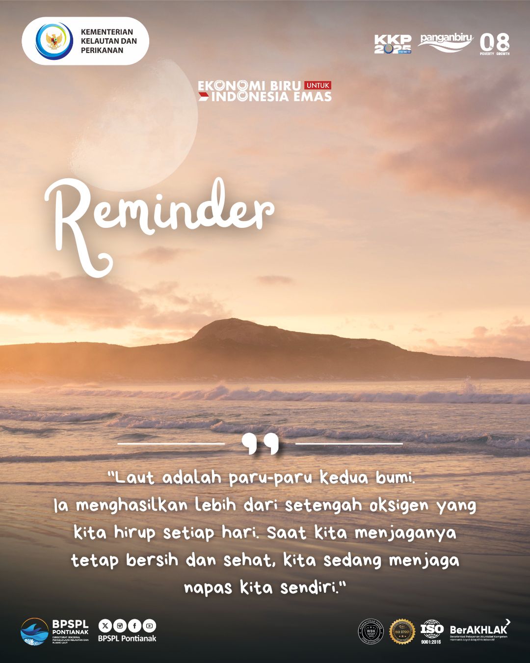 Napas Biru "Menjaga Laut, Menjaga Hidup"