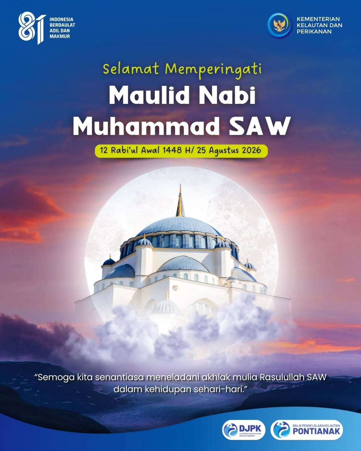 Maulid Nabi Muhammad SAW 1448 H