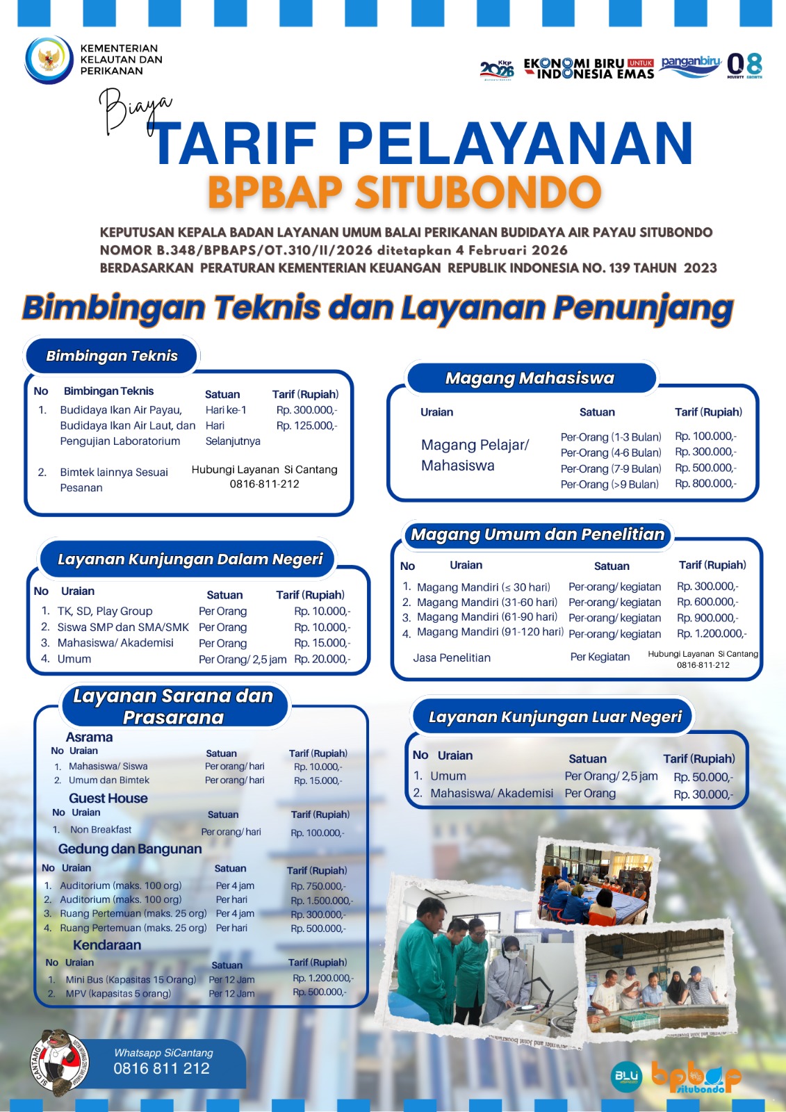 Tarif Layanan Utama BLU BPBAP Situbondo Tahun 2026_4 Feb