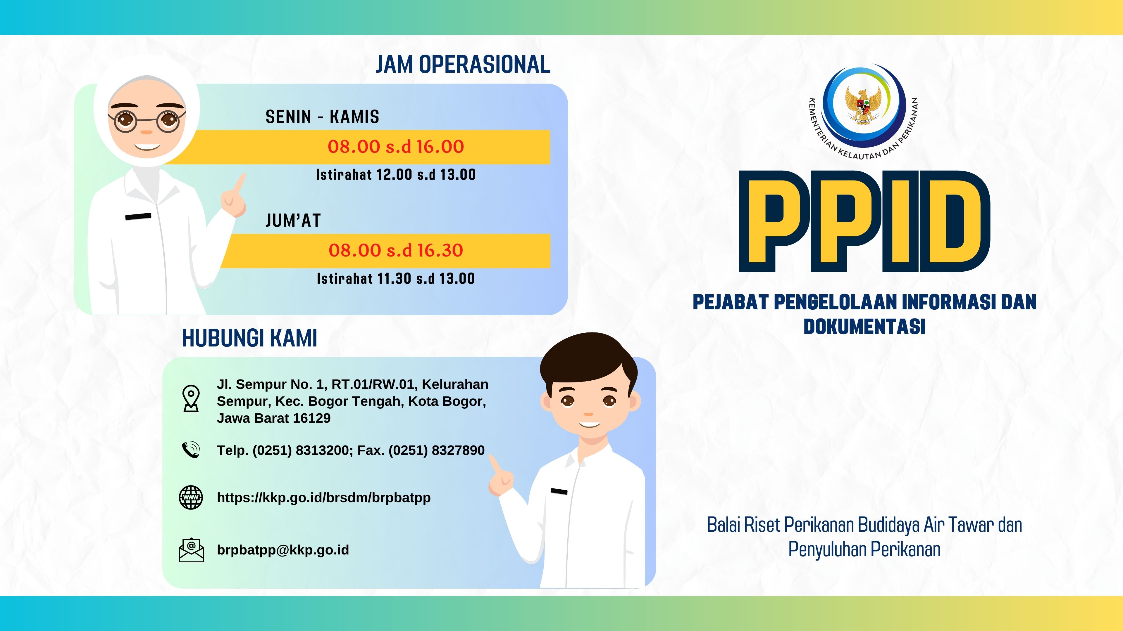 Jam Operasional PPID BRPBATPP