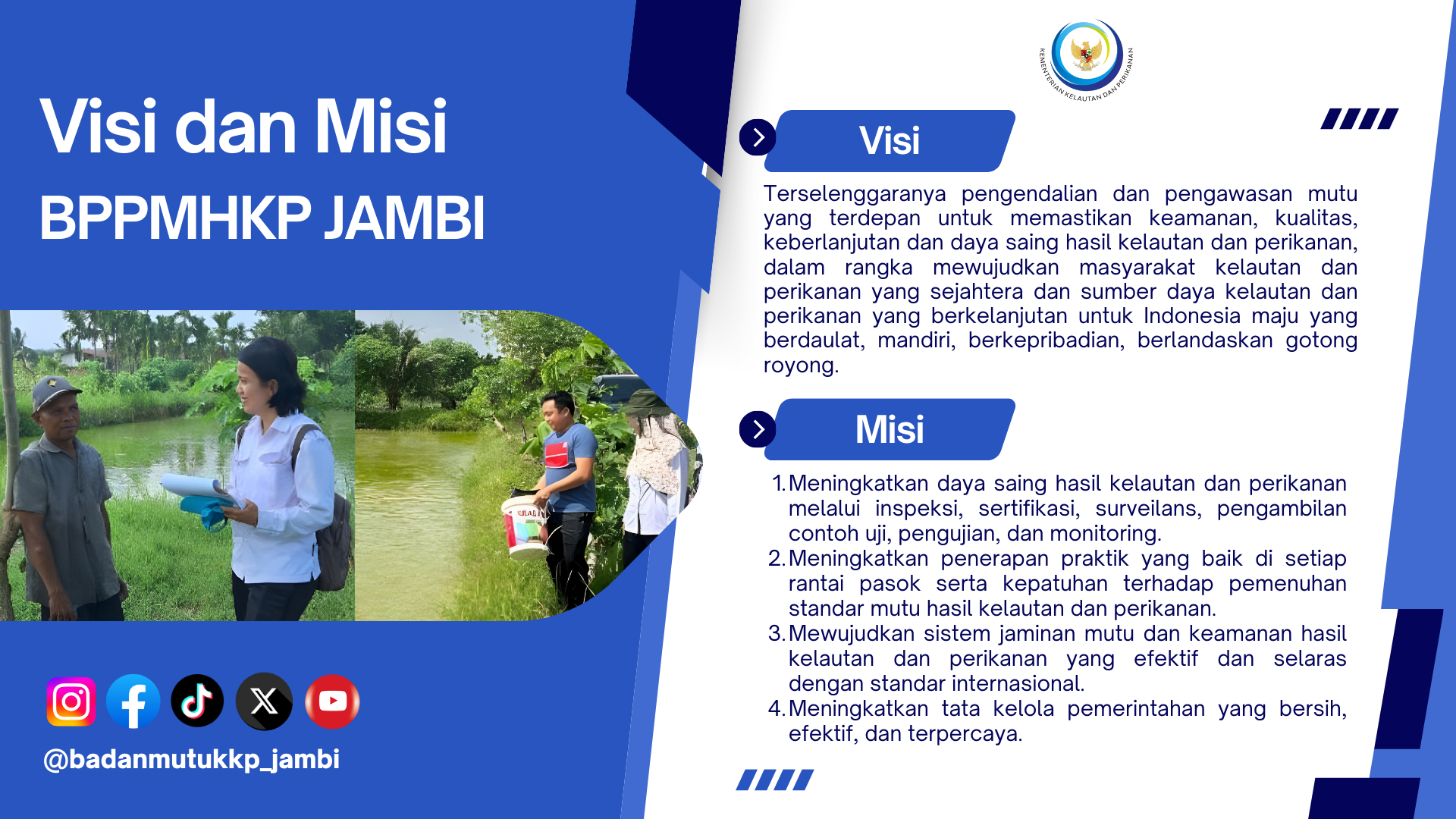 VISI MISI BPPMHKP Jambi