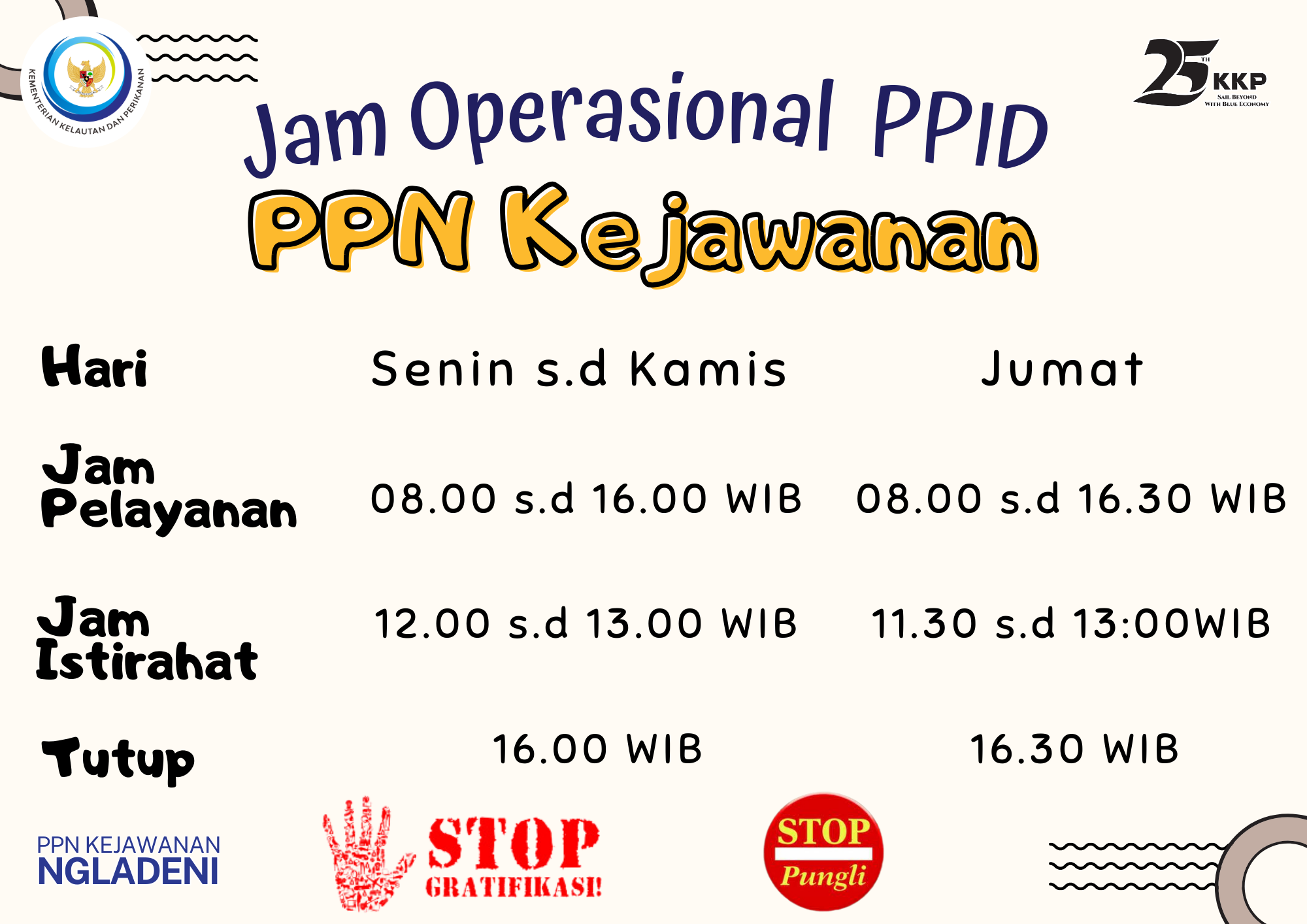 Jam Operasional  PPID