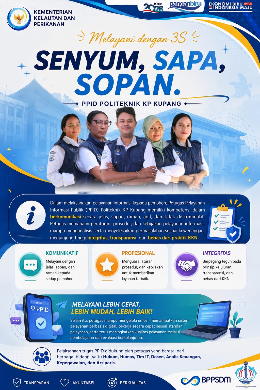 Kompetensi Petugas PPID Poiteknik KP Kupang