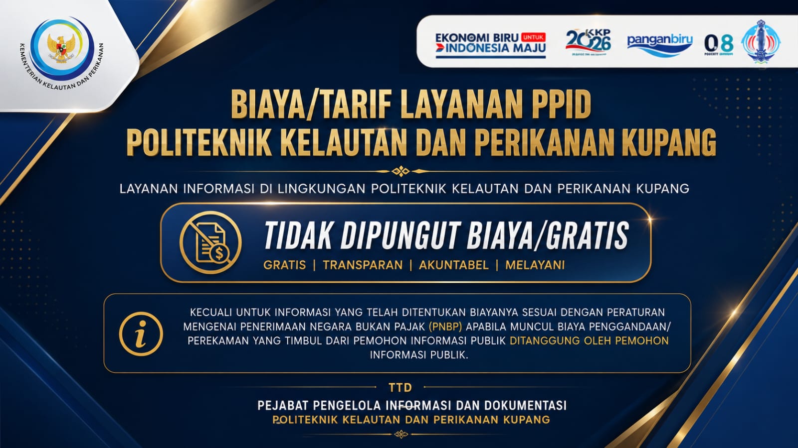 Biaya Tarif Layanan