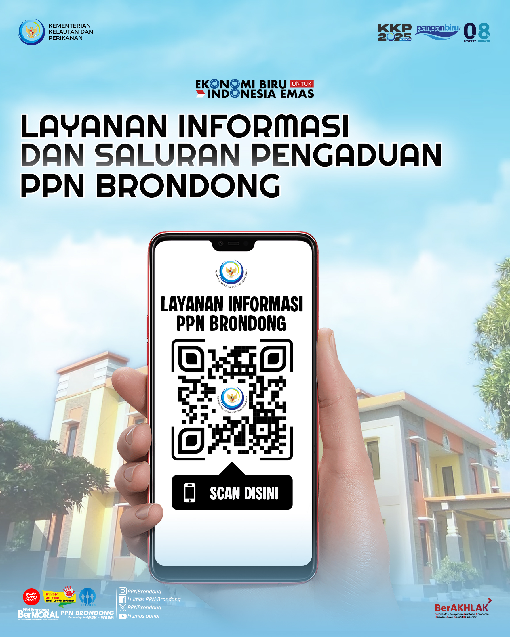 Link Menu Layanan Pengaduan dan Informasi PPN Brondong