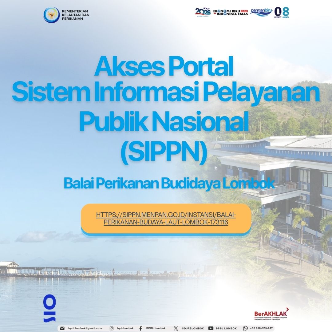 Portal SIPPN untuk Pelayanan Publik BPBL Lombok
