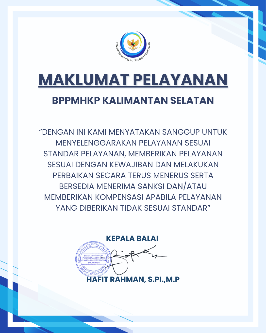 Maklumat Pelayanan
