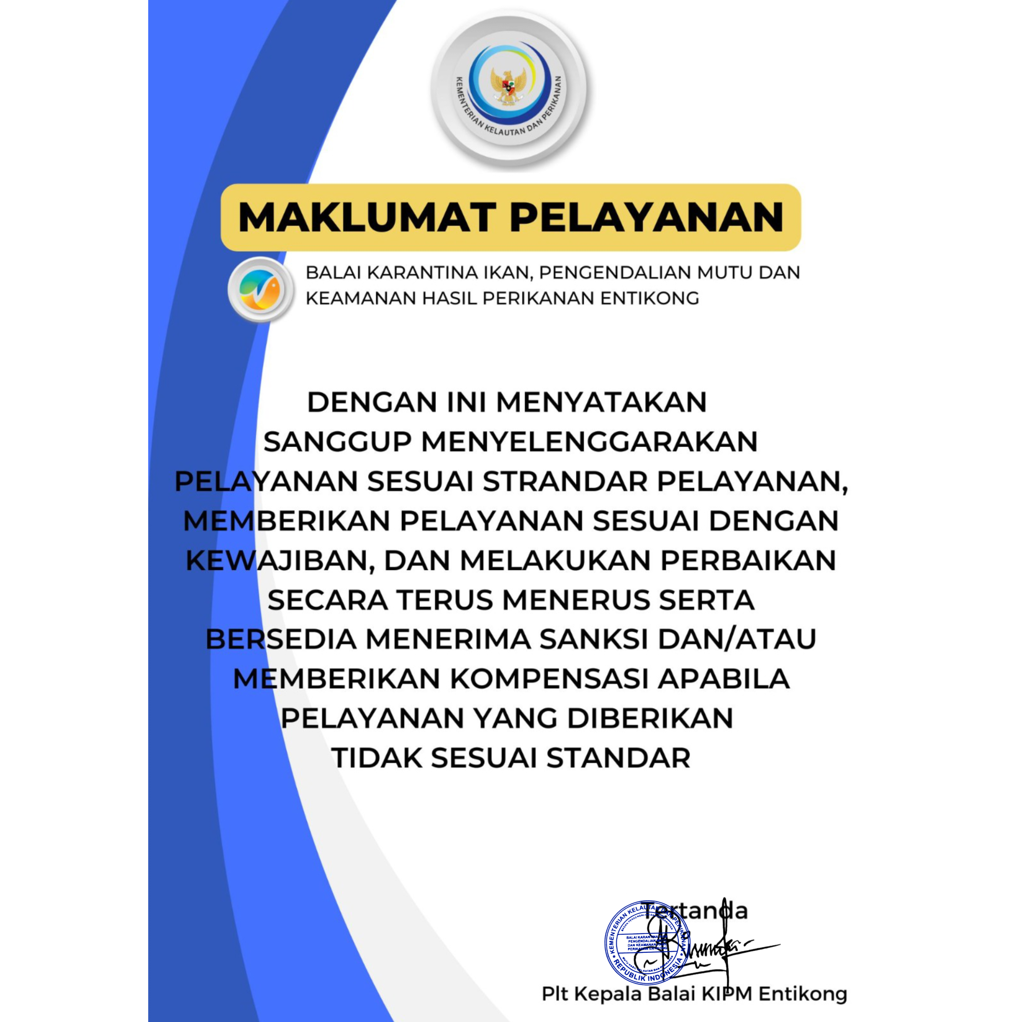Maklumat Pelayanan