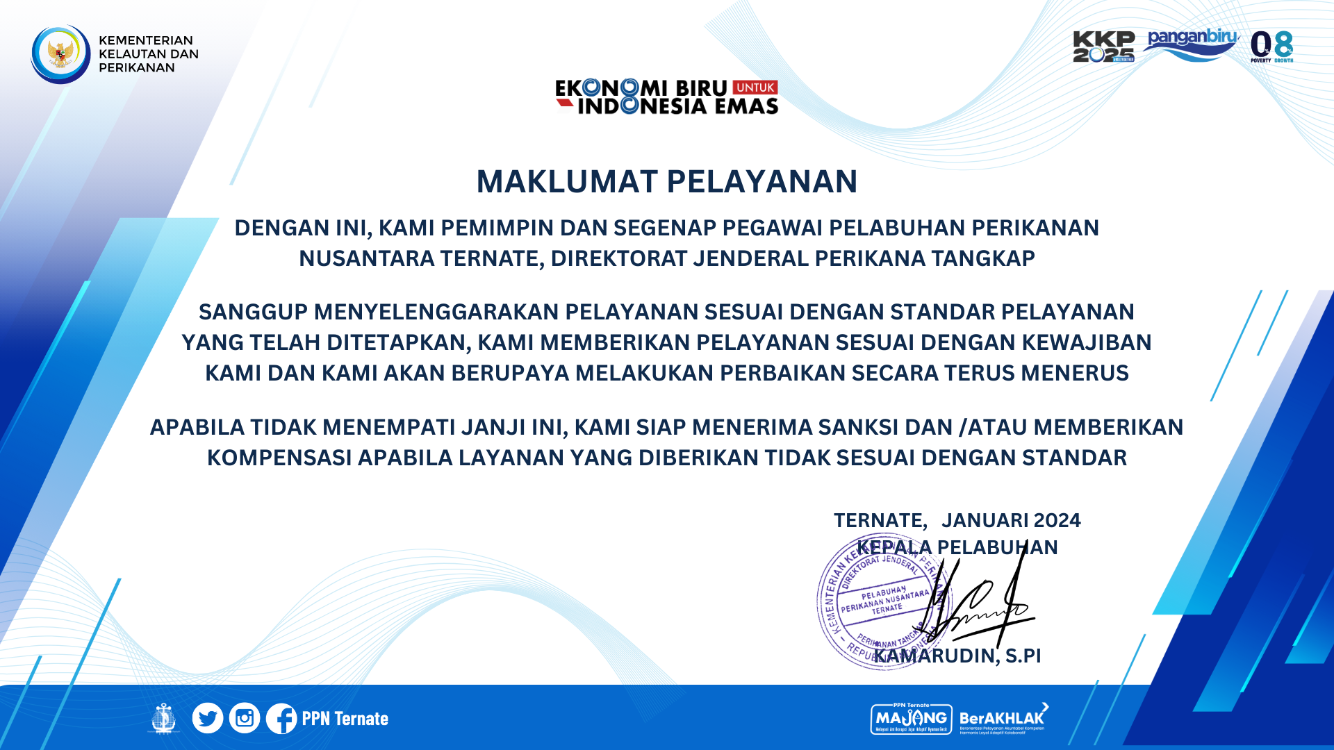 Maklumat Pelayanan Publik