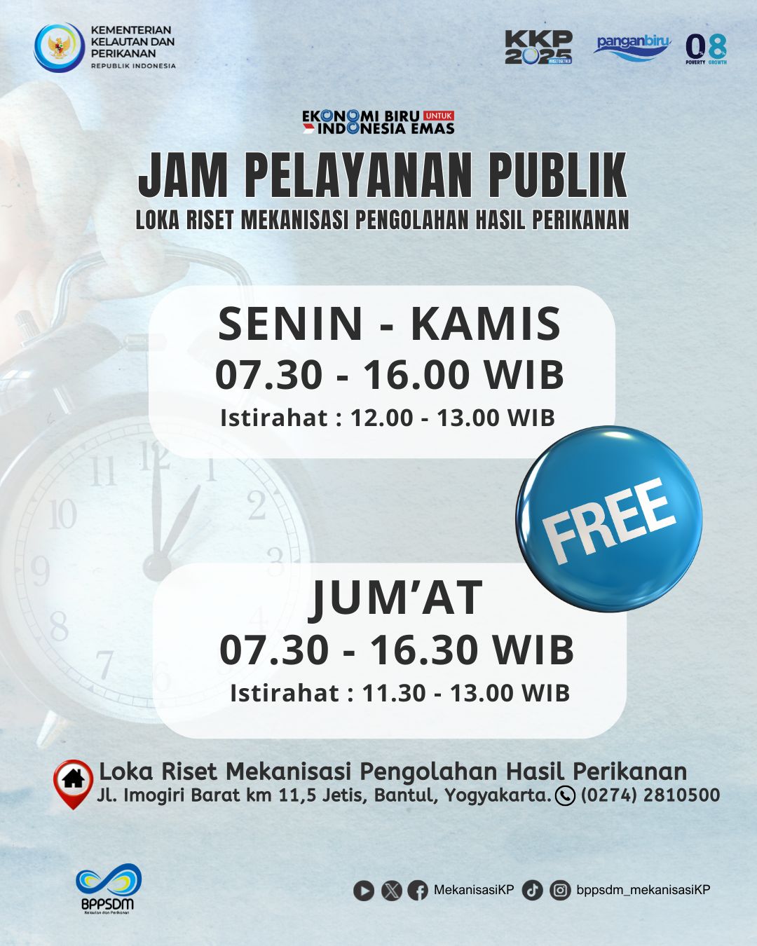 Waktu Pelayanan PPID LRMPHP