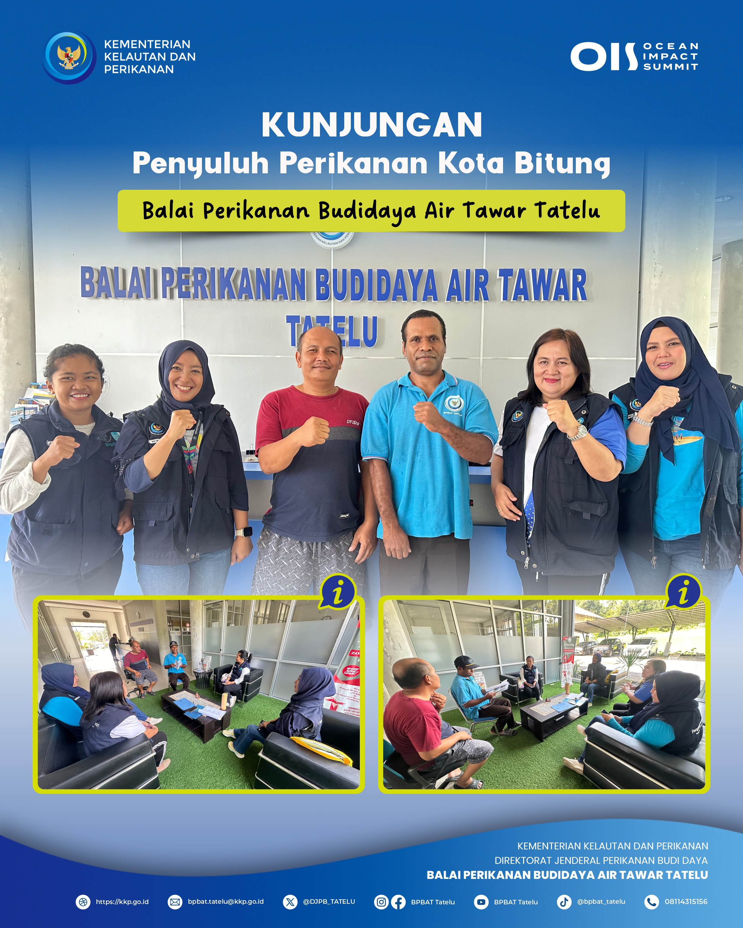 Kunjungan - Penyuluh Perikanan Kota Bitung