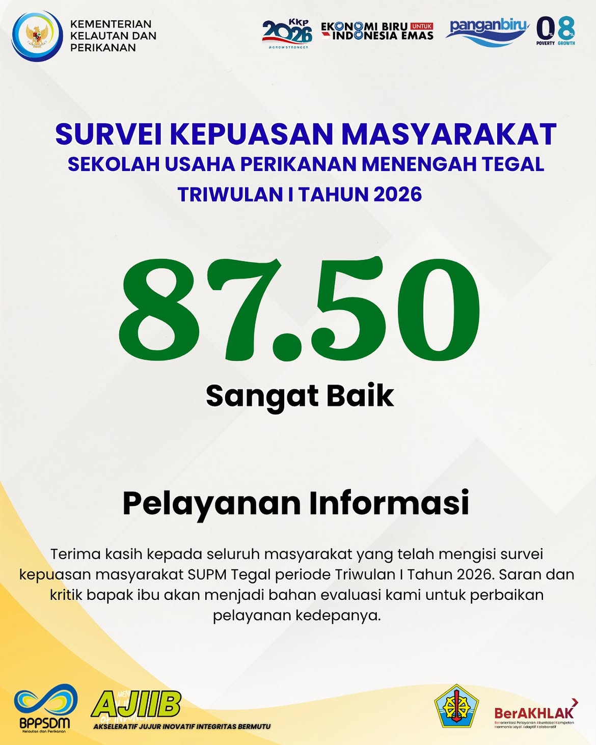 Survey Kepuasan Masyarakat Tahun 2026