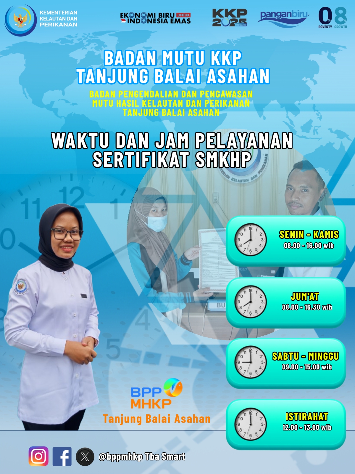 WAKTU PELAYANAN DAN JAM OPERASIONAL