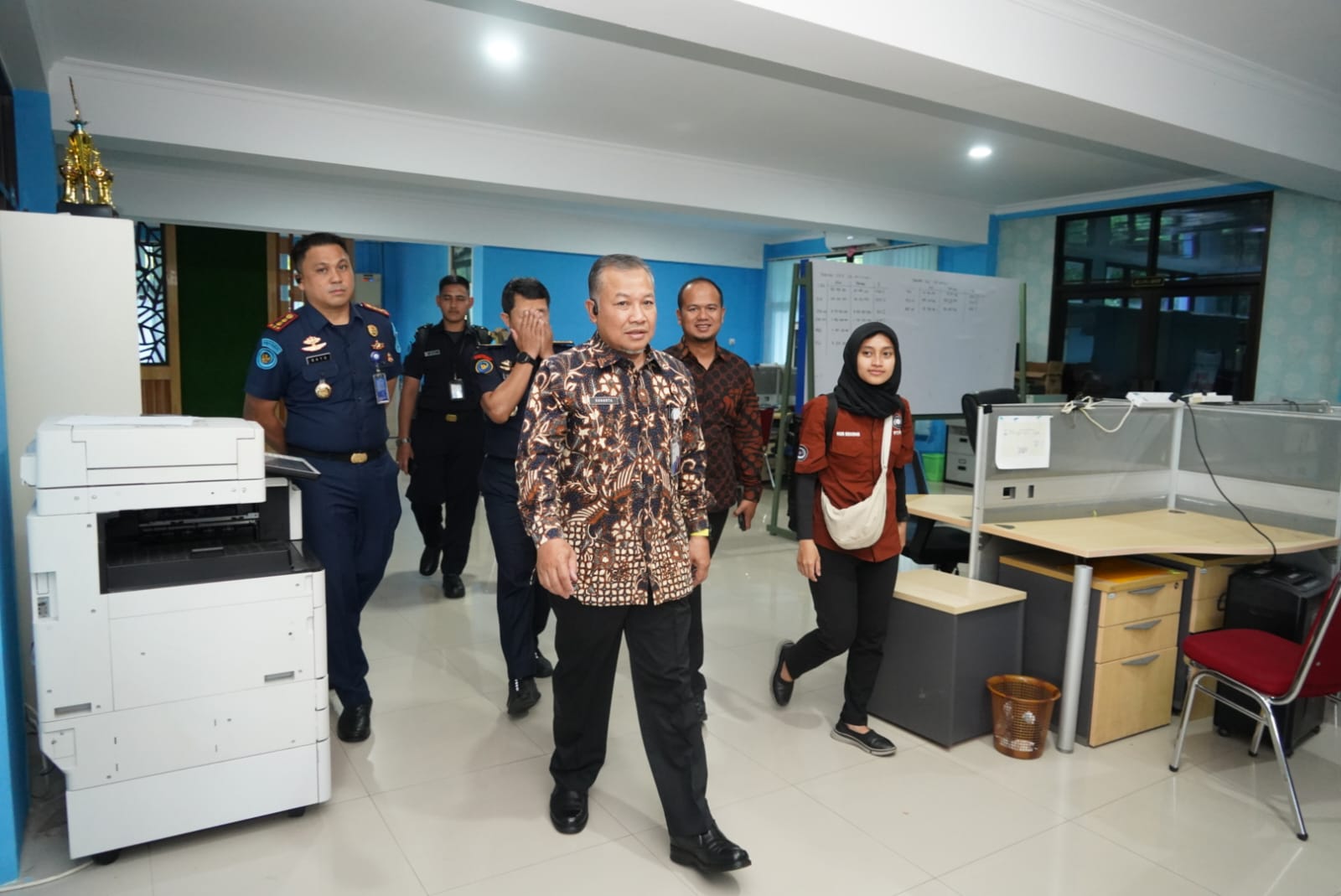 Visitasi Dalam Rangka Monev Keterbukaan Informasi Publik di Pangkalan PSDKP Batam