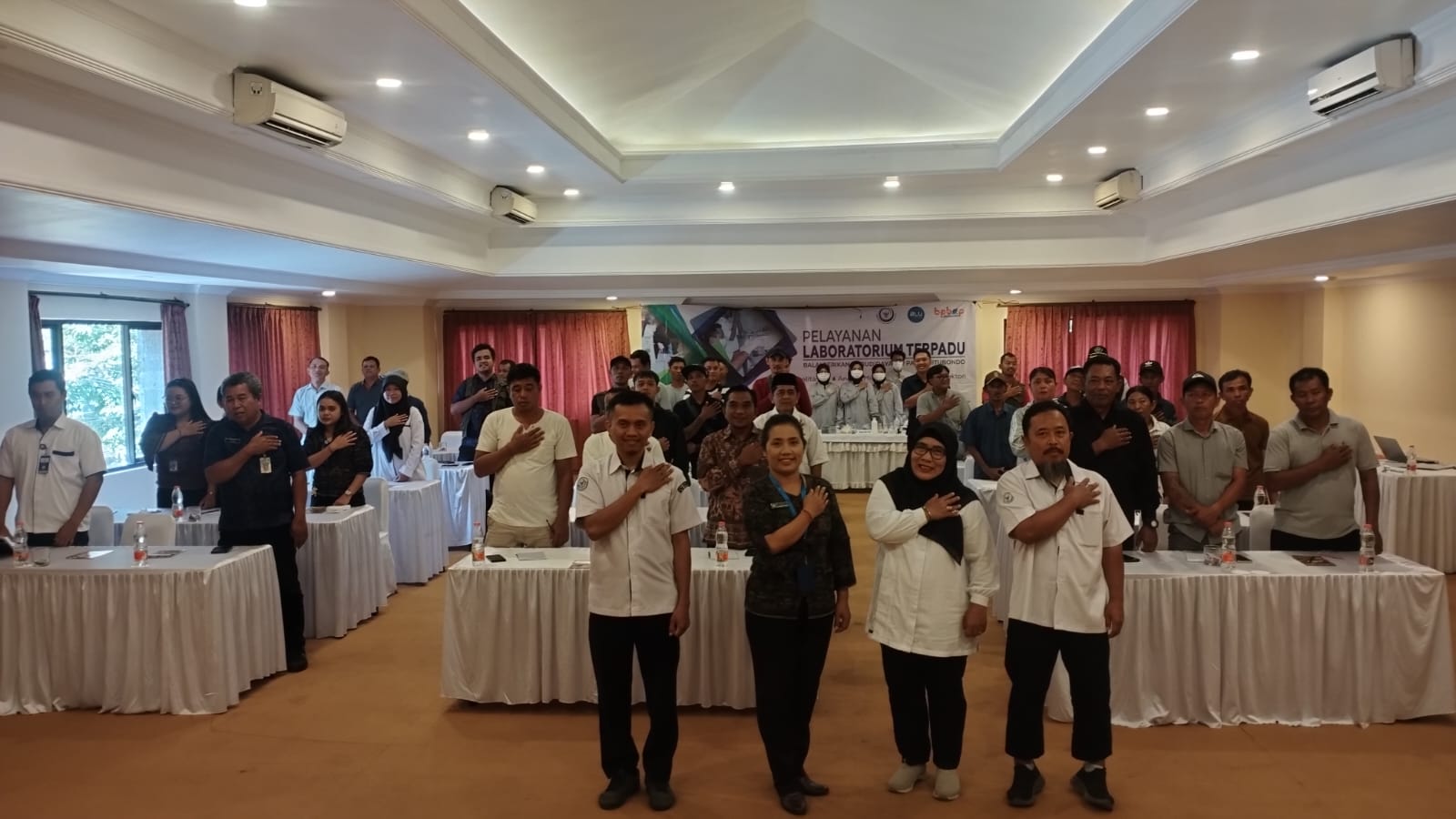 Bimtek dan Pelayanan Laboratorium Terpadu Dalam Rangka Mendukung Budidaya Udang Vaname di Jembrana - Bali