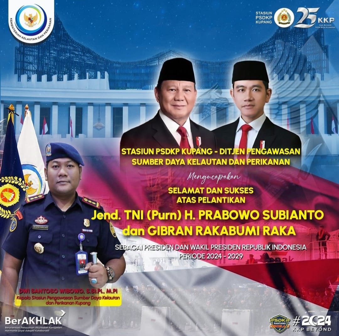 Selamat dan Sukses Atas Pelantikan Presiden dan Wakil Presiden Periode 2024 - 2029