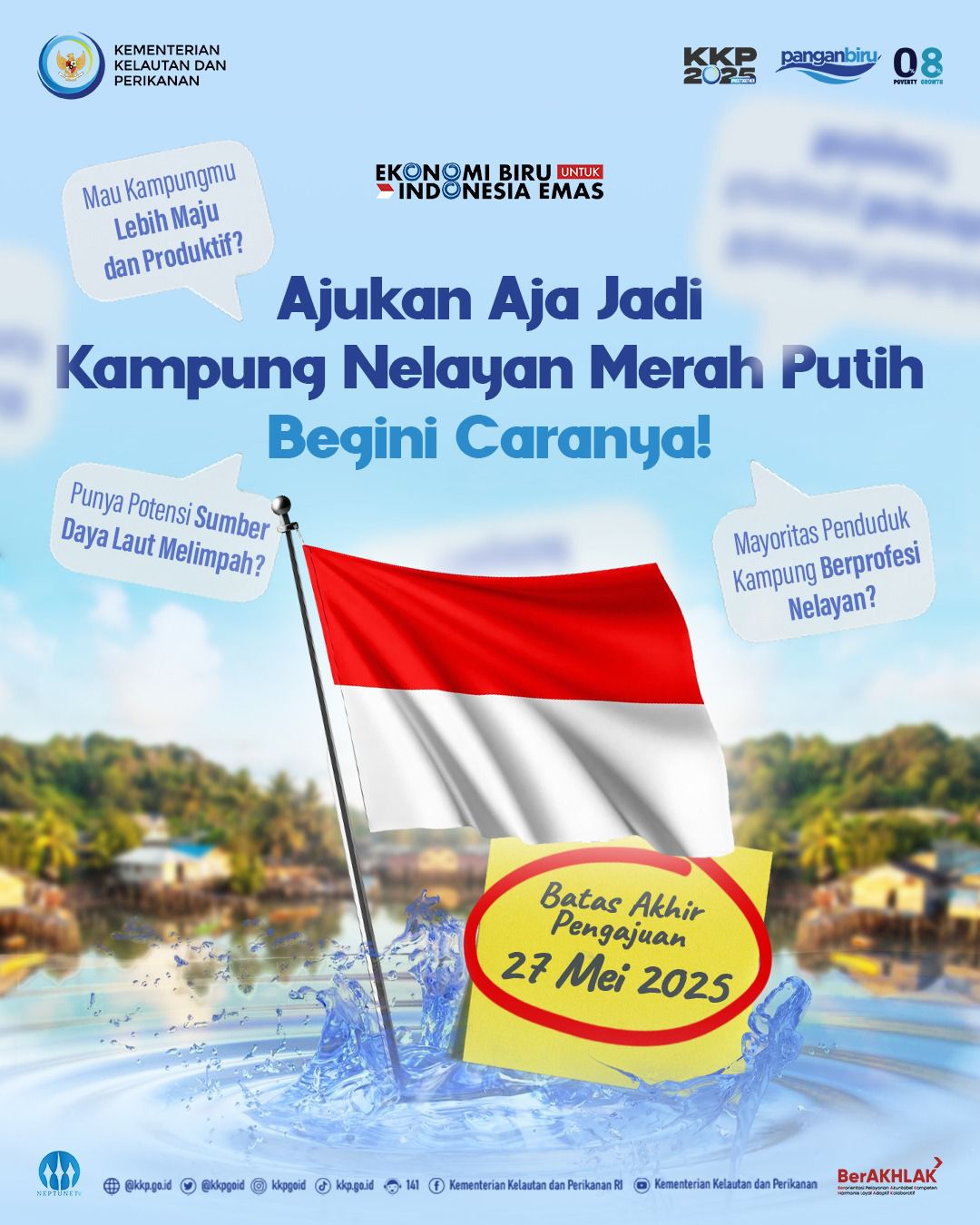 Pendaftaran Kampung Nelayan Merah Putih