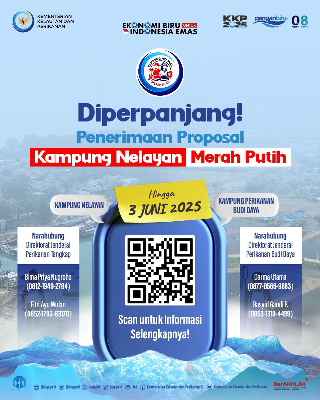 Perpanjangan Pendaftaran Kampung Nelayan Merah Putih