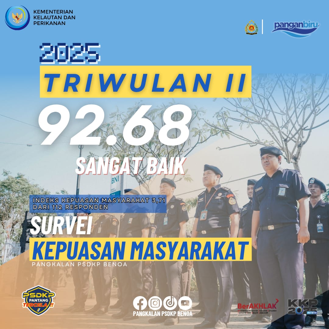 Survei Kepuasan Mayarakat Pangkalan PSDKP Benoa Triwulan II Tahun 2025