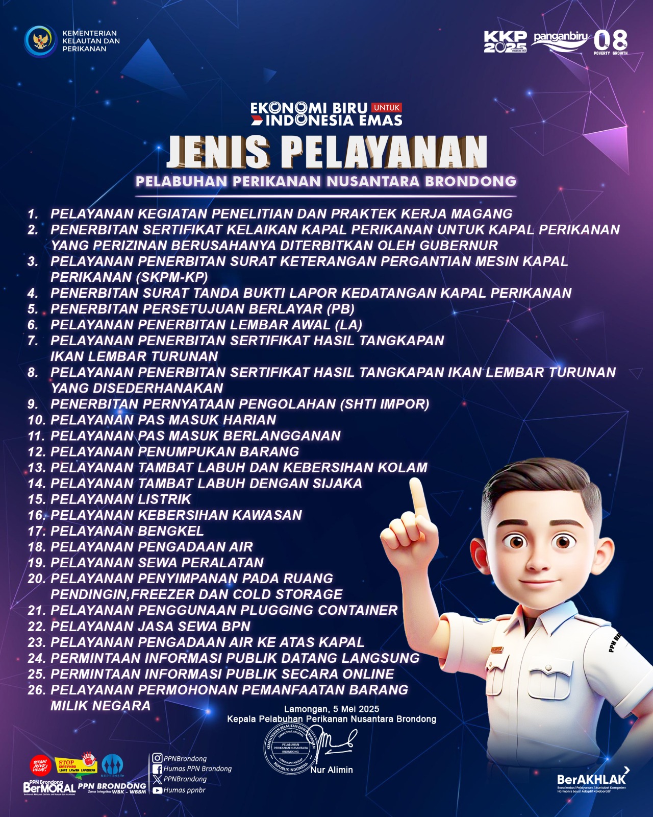 JENIS PELAYANAN PPN BRONDONG