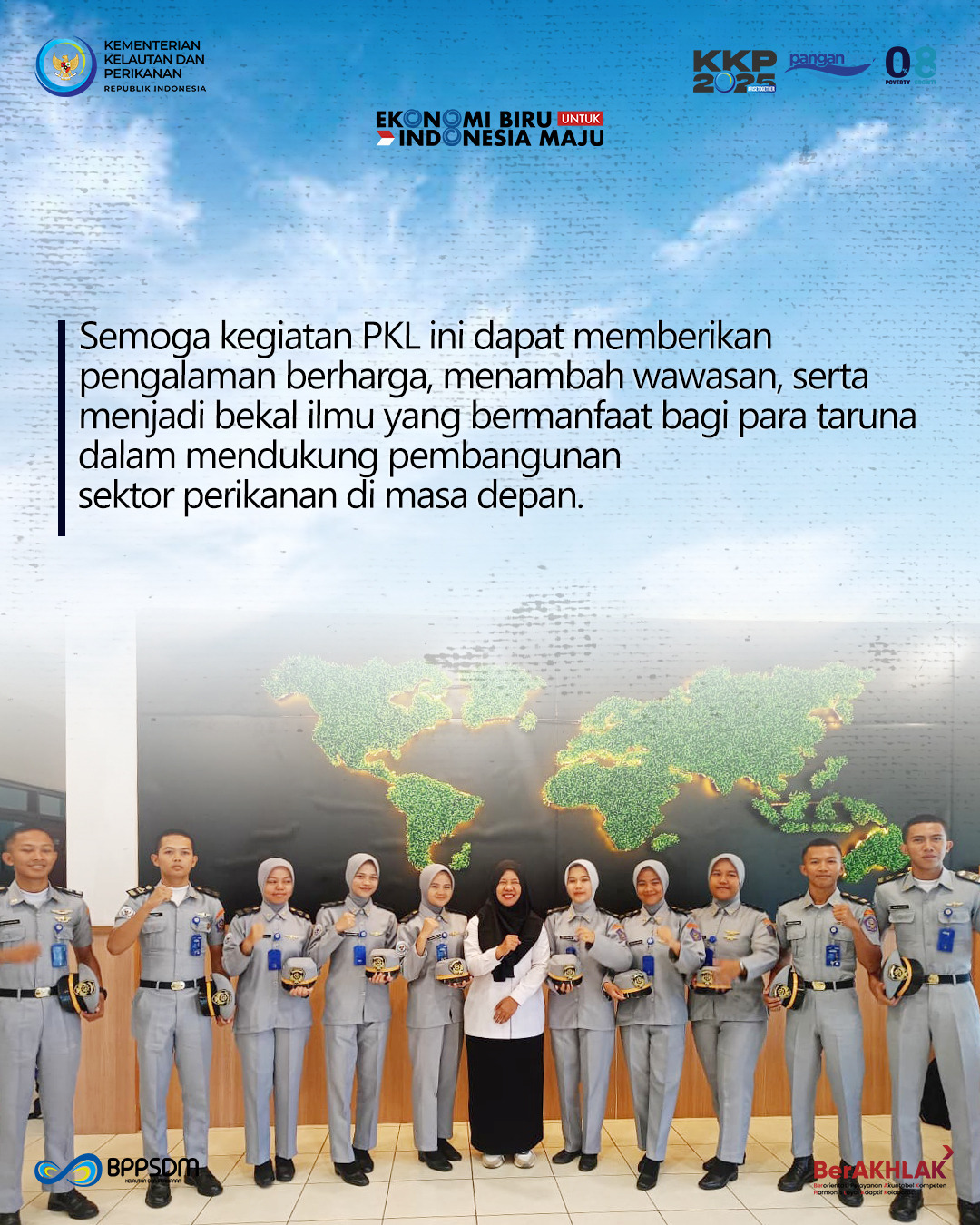 Sinergi Ilmu dan Praktek  Taruna Poltek AUP Jakarta Laksanakan PKL di BRPI